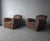 Rustic European French Style Patinated Leather Lounge Chairs by Restoration Hardware For Sale - Image 3 of 15
