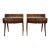 1960s Italian Dassi MCM Bedroom Nightstand Set, Pair For Sale