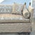 Late 20th Century Vintage George Smith Style Silk Damask Knole Sofa 81” Long With Hinged Sides Pineapple Finials Down Cushions For Sale - Image 5 of 17