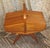 Mid-Century German Sewing Table on Casters in Walnut with Removable Oak Inserts, 1960s For Sale - Image 11 of 11
