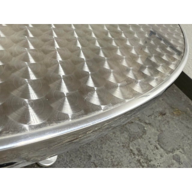 Jorge Pensi for Amat-3/Knoll International Aluminum Table For Sale In San Francisco - Image 6 of 12