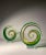 Seguso Vintage Murano Glass Swirls (2 Available) For Sale - Image 4 of 5