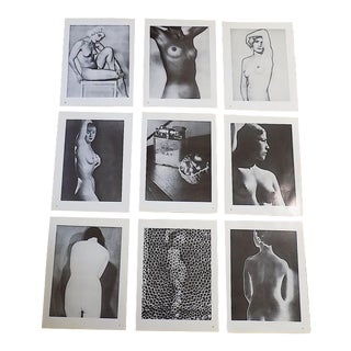 Vintage Photographic Prints-Man Ray-Surrealism-Female Nudes-Set of 9 For Sale