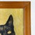 Cat Portrait, 1920s, Oil Painting on Panel, Framed For Sale - Image 6 of 14