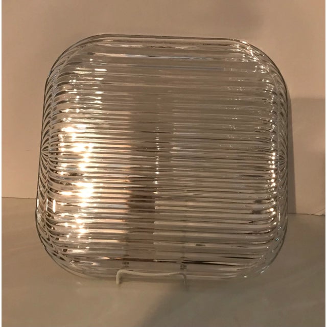 Villeroy & Boch Vintage Villeroy & Boch Quadra Crystal Platter For Sale - Image 4 of 7