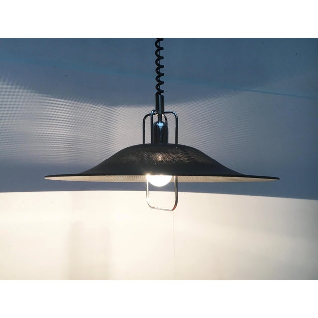 Vintage German Postmodern Metal Pendant Lamp from Cosack For Sale - Image 4 of 18