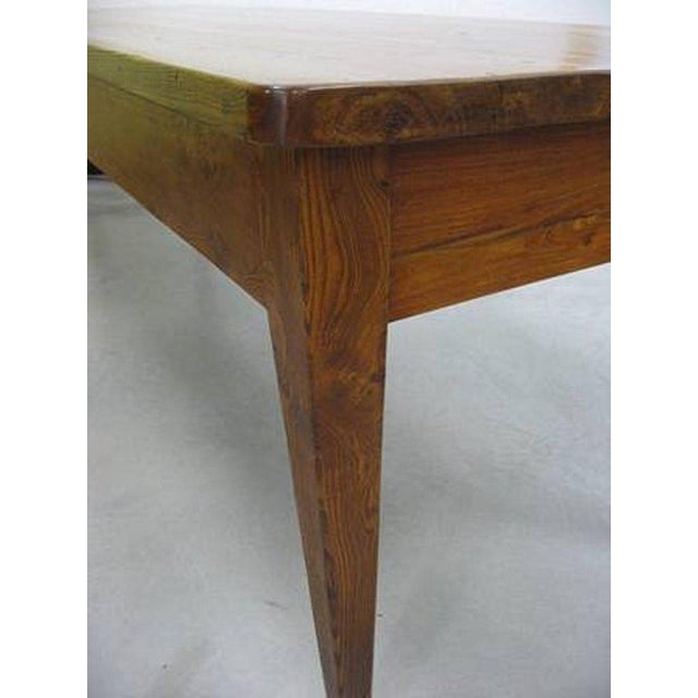 Antique Rectangular Table in Elm, Italy, Early 19th Century For Sale - Image 9 of 13