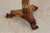 Brown Gorgeous Burl Wood Inlaid Round Accent Table For Sale - Image 8 of 16