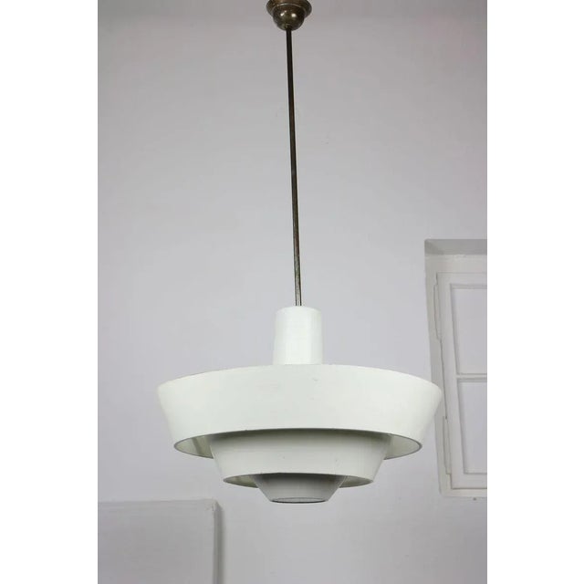 Mid-Century Modern Industrial Danish Cascade Pendant Lamp For Sale - Image 16 of 16