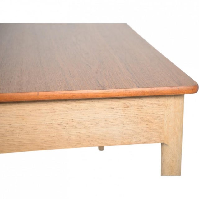 AT305 Desk in Oak and Teak by Hans J. Wegner, 1960s For Sale - Image 15 of 18