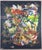Stunning piece of abstract artwork. Very decorative and interesting midcentury original abstract composition, oil on...