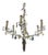 Fancy Austrian Crystal Bead and Drop Brass Chandelier For Sale