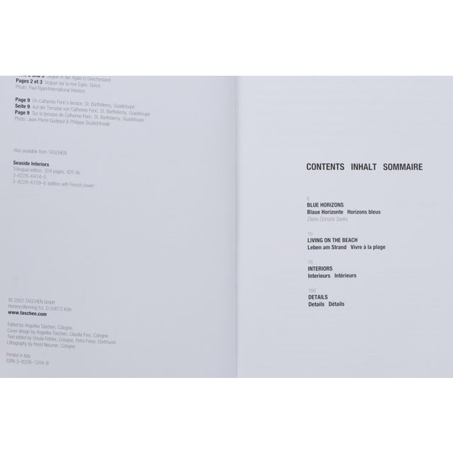 Seaside Style by Taschen. Trilingual edition, published in 2002. Softcover, printed in Italy, 191 pages, illustrated. We...