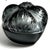 Glass Lalique (France) - Exquisite Smoke Gray (Rarest Color!) Clear and Frosted "Mirabel" Powder Box, Retired. For Sale - Image 7 of 13