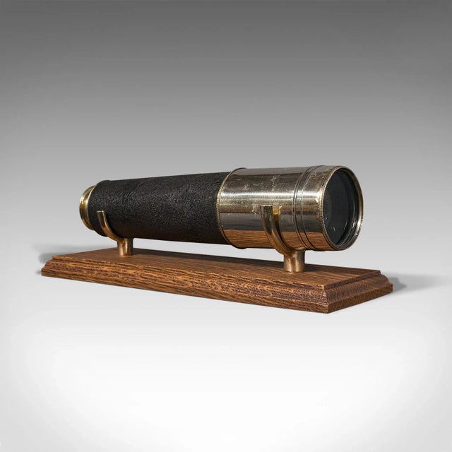 1920s Antique English 3 Draw Ross Telescope For Sale - Image 12 of 12