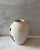 Vintage 1970s Handmade Floral Embossed Ceramic Vase For Sale In Austin - Image 6 of 9