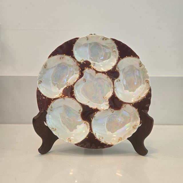 Antique Haviland Limoges Oyster Plate For Sale - Image 12 of 18