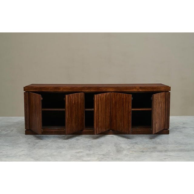 Freestanding Sideboard in Oak, Belgium, 1970 For Sale - Image 13 of 17