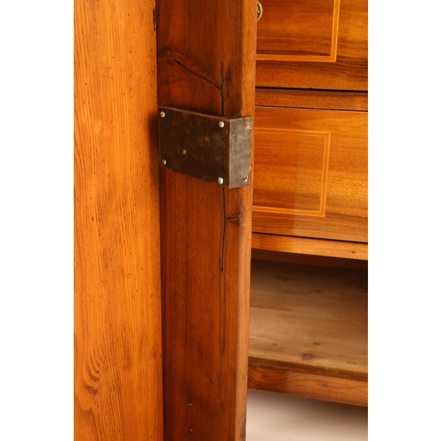 Brown Louis XVI Chest of Drawers in Walnut, 1800s For Sale - Image 8 of 18