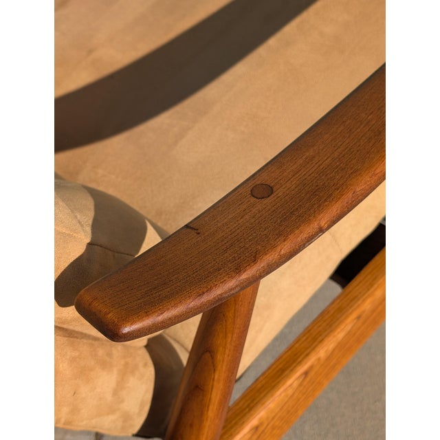 Wood Mid-Century Modern Reclining Lounge Chair Attributed to Milo Baughman for Thayer Coggin, C1960s For Sale - Image 7 of 16