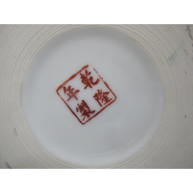 Chinese Famille Rose Medallion Bird Butterfly & Figural Porcelain Teapot For Sale - Image 16 of 17
