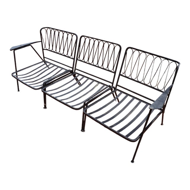 Vintage Salterini Ribbon Sofa, Attributed For Sale