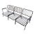 Vintage Salterini Ribbon Sofa, Attributed For Sale