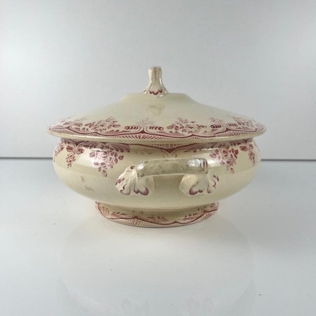Ceramic Ironstone Tureen by H. Boulenger & Cie., 1890s For Sale - Image 7 of 16