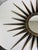 Metal Mid 20th Century Modern Metal Starburst Wall Mirror For Sale - Image 7 of 9