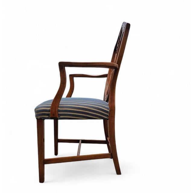 English Mahogany Hepplewhite Chairs, 1920s, Set of 6 For Sale - Image 13 of 18