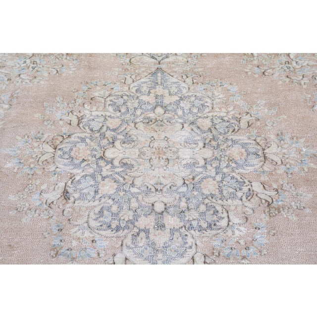 Vintage Hand Knotted Wool Rug, 9'8"x12'10" For Sale - Image 4 of 6