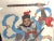 Pair of Vintage Chinese Gongbi Silk Paintings of Guardian Warriors For Sale - Image 4 of 11