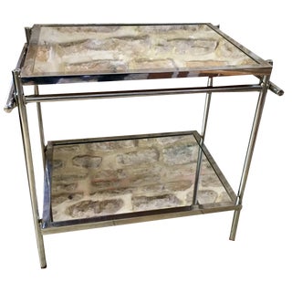 Trolley by Jacques Adnet, 1930s For Sale