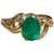 1.8 Carat Natural Oval Emerald and Diamond Ring 14 Karat Yellow Gold For Sale - Image 15 of 18