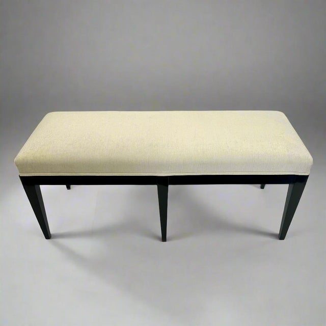 1990s Fine Neoclassical Style Six Leg Bench For Sale - Image 4 of 7
