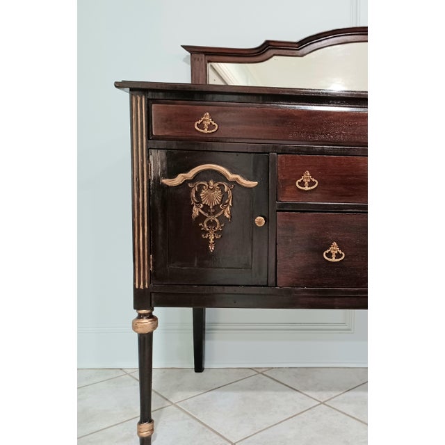 1920s Antique Jacobean Sideboard For Sale - Image 4 of 8