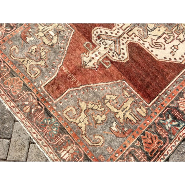 1960's Turkish Area Rug - 53" X 94" For Sale - Image 10 of 12