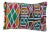 Orange & Green Moroccan Berber Pillow For Sale