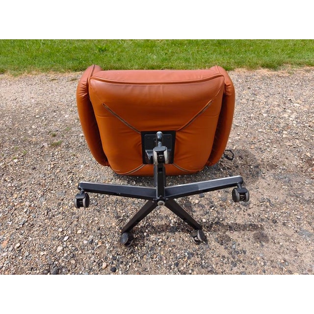 Animal Skin Vintage Lounge Chair by Otto Zapf for Knoll, 1970 For Sale - Image 7 of 9