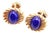 Late 20th Century Tiffany & Co. Jean Schlumberger Lapis Lazuli Yellow Gold Cufflinks, Pair For Sale