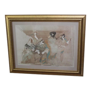 Weisbuch Etching of Rembrandt For Sale