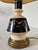 1920s Art Deco Table Lamp in Glazed and Gilded Porcelain, 1920s For Sale - Image 5 of 10