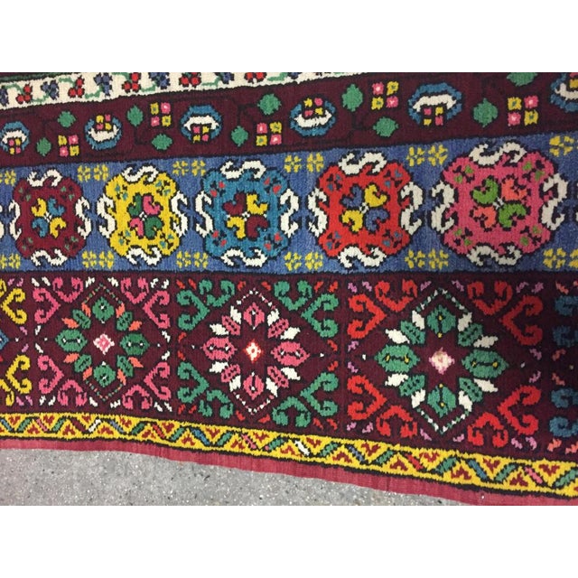 Long Vintage Moroccan Rabat Rug For Sale - Image 9 of 11