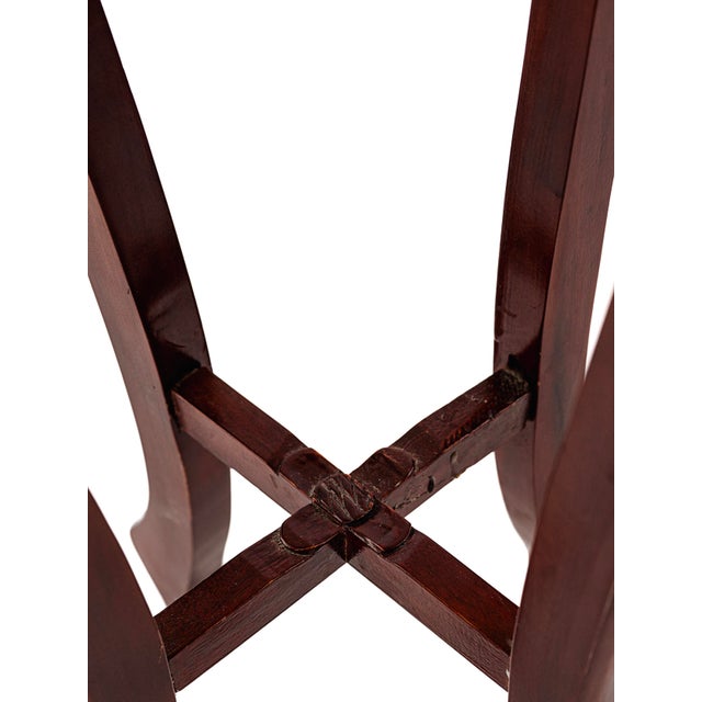 Late 20th Century Vintage Ming Dynasty Style Pedestal Plant Stand For Sale In Tulsa - Image 6 of 8