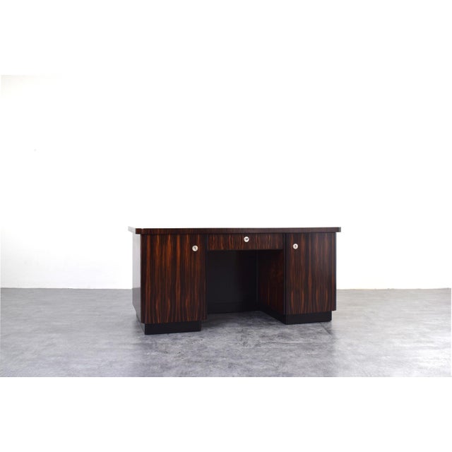 This art-deco desk was designed by the renowned German designer Bruno Paul and manufactured in the 1920s by Deutsche...