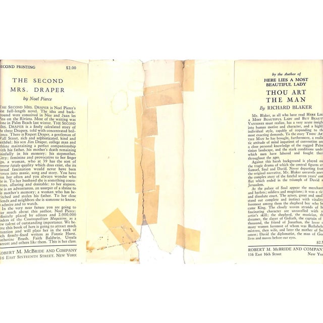 1930s "The Second Mrs. Draper" 1937 Pierce, Noel For Sale - Image 5 of 5