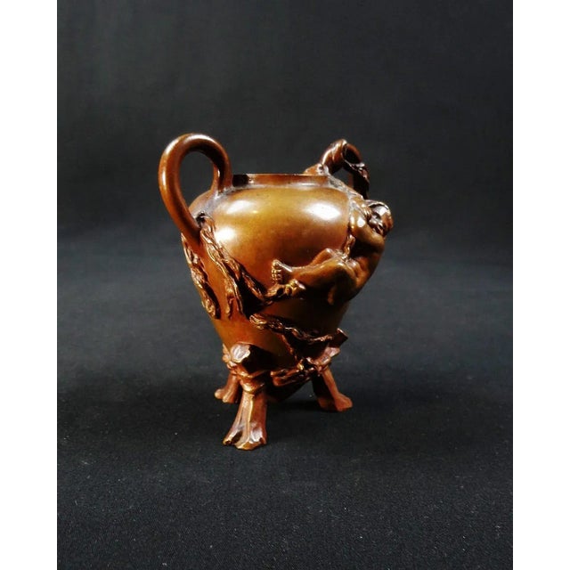 Tripod Vase with Putti in Bronze by Barbédienne, 1890 For Sale - Image 6 of 14