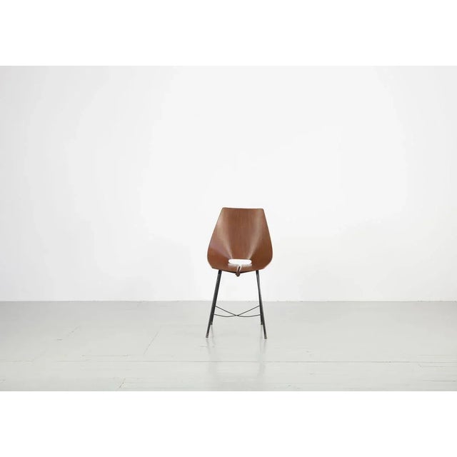 Vintage Bentwood Dining Chairs from Societa Compensato Curvato, 1960s, Set of 6 For Sale - Image 6 of 18