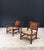 Arts & Crafts Handcrafted Low Lounge Armchairs, Belgium, 1920s, Set of 2 For Sale - Image 3 of 18