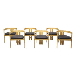 Vintage Piquadro Chairs by Afra & Tobia Scarpa for Gavina, Italy, 1960s, Set of 6 For Sale